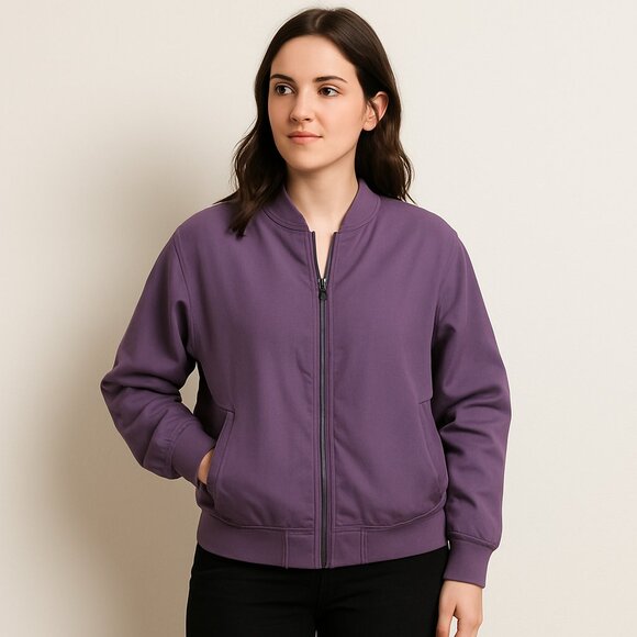 Vintage Jackets & Blazers - KAID | Vintage Silk Purple Jacket - Women’s Small